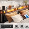 Aheaplus Bed Frame with Storage Drawers and Charging Station - 3 of 4
