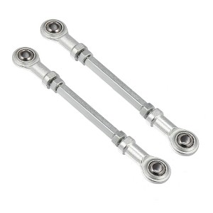 Unique Bargains M8 Steering Suspension Tie Rod for 49cc Electric ATV Go Kart 2Pcs Silver Tone - 1 of 4
