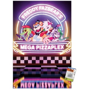 Trends International Five Nights at Freddy's: Security Breach - Mega Pizzaplex Unframed Wall Poster Prints - 1 of 4