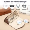 Unique Bargains Triangle Magnetic Foldable Glasses Case 2 Pcs - 4 of 4