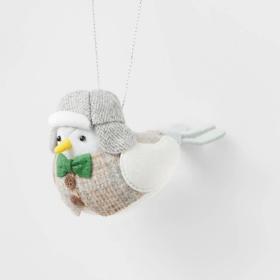 Bird with Green Bowtie Christmas Tree Ornament - Wondershop™