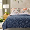 Barefoot Bungalow Willow Reversible Multicolor Quilt & Pillow Sham Set - 2 of 4