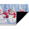 Stupell Industries Holiday Icy Snowman Trio Printed Outdoor Door Mat, design by Paul Brent, 18"x30" - 2 of 4