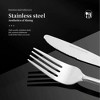 Boersma 16-Piece Luxury Premium Silverware Dinnerware Tableware With Forks, Knives, Spoons, And Teaspoons - Durable, And Rust-Resistant Cutlery - 3 of 4