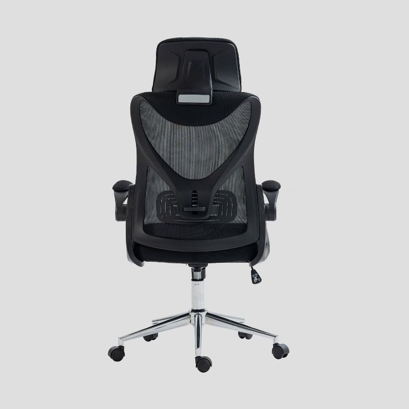 Techni Mobili Essential Ergonomic Office Chair with Headrest and Lumbar Support Black, 5 of 7