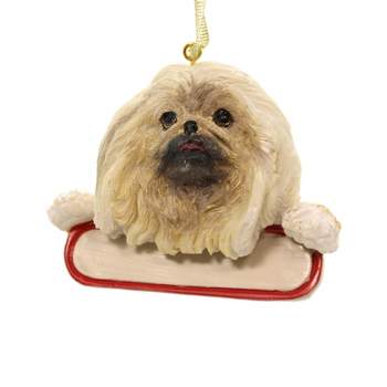 Personalized Ornaments 2.25 In Pekingese Dog Puppy Christmas Tree Ornaments