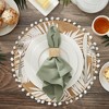Design Imports Artichoke Green Solid Napkin Set/6 - 3 of 4