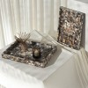 Lori Rectangle Tray Nested Set Of 2 - RDC5011 - Antique Green/Horn - Safavieh - 4 of 4