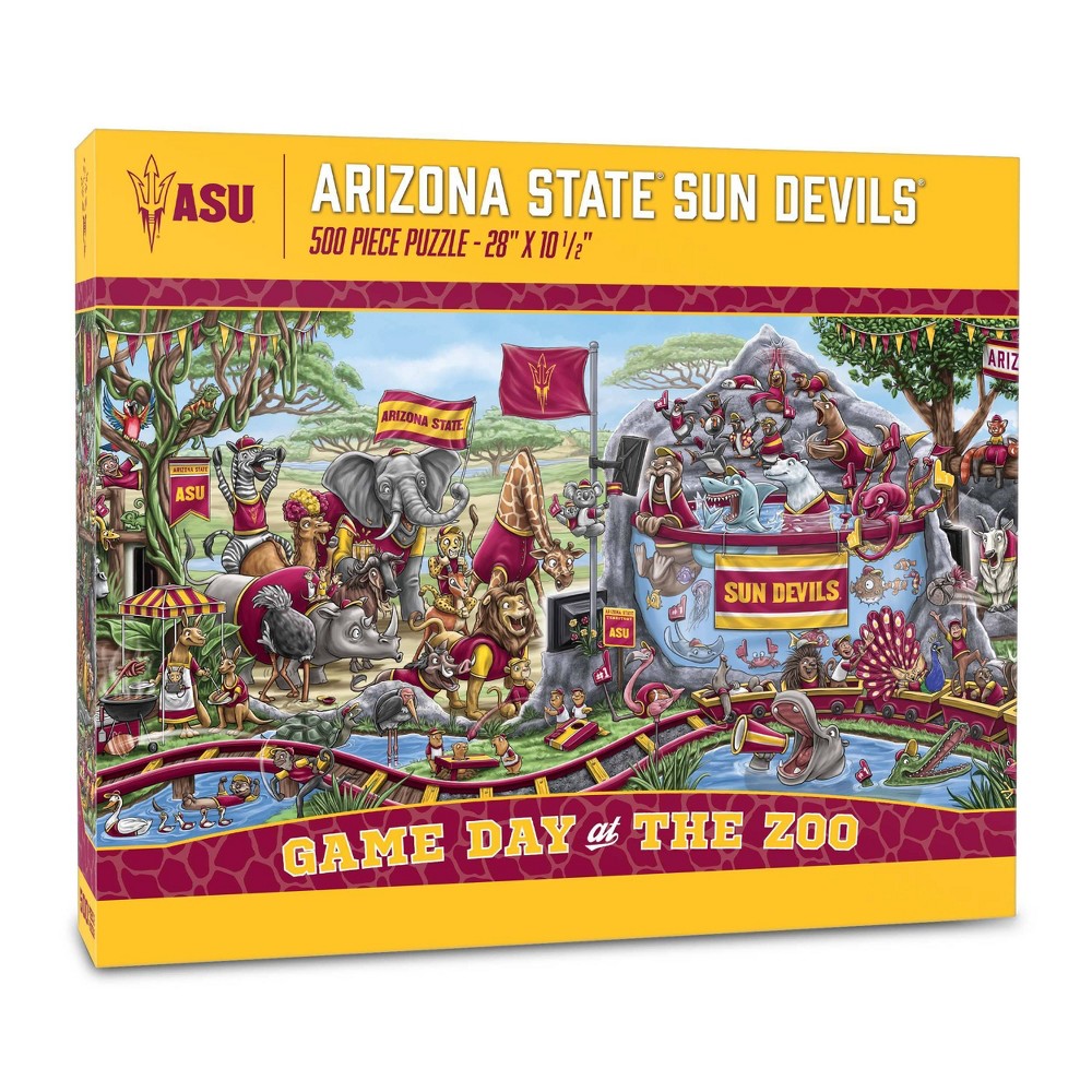 Photos - Jigsaw Puzzle / Mosaic NCAA Arizona State Sun Devils Game Day at the Zoo 500pc Puzzle