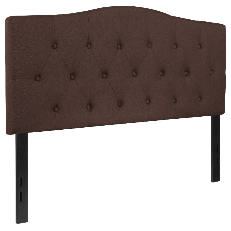 Flash Furniture Cambridge Arched Button Tufted Upholstered Headboard, 4 of 10