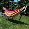 Sunnydaze Large Double Brazilian Hammock with Stand and Carrying Case - 400 lb Weight Capacity - 4 of 4
