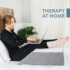 Kolbs Bed Wedge Pillow Leg Elevation Pillow Chic Jacquard Cover Knee Pillow Leg Pillow Wedge - 2 of 4