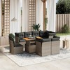 vidaXL Garden Sofa Set Grey - 2 of 4