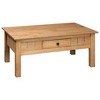 vidaXL Coffee Table 39.4 in.x23.6 in.x17.7 in. Solid Pine Wood Panama Range - 4 of 4