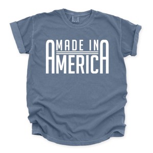Simply Sage Market Made In America Rounded Garment Dyed Tee - 1 of 4