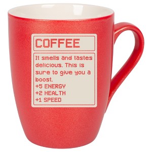100 North Crimson Red Metallic Finish, 10 Ounce, Comfortably Fits Your Hands, New Bone China Coffee Tea Cup Mug, Coffee. It Smells and Tastes - 1 of 1