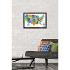 Trends International Map - United States Of America 2022 Framed Wall Poster Prints - 2 of 4