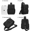 Paaaawaters Sling Bag Backpack, 13.3'' 14.1'' Laptop Bag Crossbody Shoulder Chest Backpacks Travel Outdoors - 3 of 4