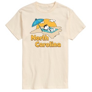 Men's - Peanuts - North Carolina Lucy Short Sleeve Graphic T-Shirt - 1 of 4