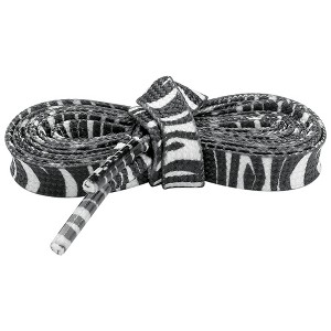Elerevyo Printed Shoelaces Animal Pattern Flat Shoe Laces for Sneakers Shoestring 2 Pairs - 1 of 4