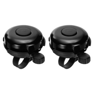 Unique Bargains Aluminum Loud Clear Sound Scooters Bicycle Bells 2 Pcs 2.3" - 1 of 4