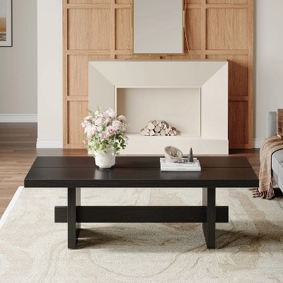 Hommoo Rectangular Coffee Table Black