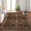 Area Rug Washable Rug Vintage Floral Non-Slip Low Pile - Machine Washable Non-Shedding Carpet for Living Room, Bedroom, Office & Dining - 2 of 4