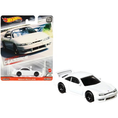 Nissan Silvia (S14) White "Modern Classics" Diecast Model Car by Hot Wheels