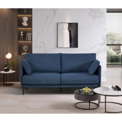 2.5 Seater Sofa For Primary Living Space , Bed Room, Office, USB Charge Port , 2 Pillows,Metel Legs