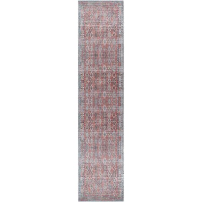 Farrell Traditional Machine Washable Rug Blue - Artistic Weavers