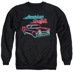 American Grafitti Neon Adult Crewneck Sweatshirt - 1 of 4