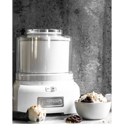 Cuisinart White Automatic Frozen Yogurt and Ice Cream Maker