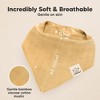 8pk Lumi Muslin Baby Bibs, Bandana Bibs for Baby Boy, Baby Girl, Muslin Drool Bib for Newborn, Toddler - 3 of 4
