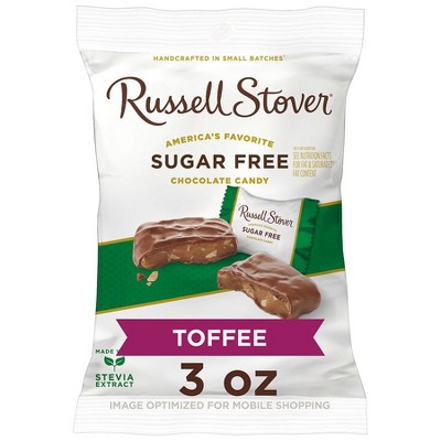 Russell Stover Sugar Free Chocolate Toffee 3.0 OZ