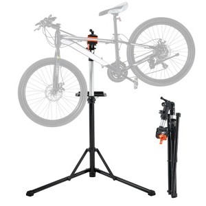 VEVOR Bike Repair Stand,66lbs Heavy-duty Aluminum Bicycle Repair Stand,Height Bike Maintenance Workstand with Magnetic Tool Tray Telescopic Arm,Black - 1 of 4