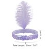 Unique Bargains Women's Feathers Faux Diamond Headbands 1 Pc - 4 of 4