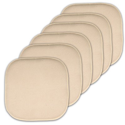 Honeycomb Memory Foam No Slip Back 16" x 16" Chair Pad Cushion by Sweet Home Collection®