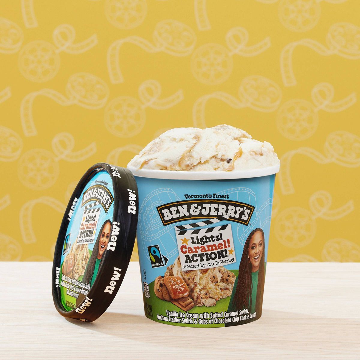 Ben & Jerry's Lights Caramel Action Ice Cream - 16 fl oz - thumbnail 5