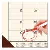 EcoTones Recycled Monthly Desk Pad Calendar, 22 x 17, Moonlight Cream Sheets, Brown Corners, 12-Month (Jan to Dec): 2026 - 3 of 4