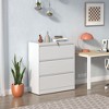 NicBex 3 Drawer Mobile File Cabinet with Lock Metal Filing Cabinets Under Desk Storage for Home Office Organizer - 2 of 4