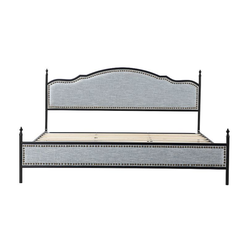 Hylario 78.2" Contemporary Platform Bed with Headboard and Footboard | ARTFUL LIVING DESIGN, 1 of 11