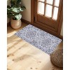 Vintage Distressed Medallion Rug, Washable, Non-Slip Boho Floral Carpet for Living Room, Bedroom, Dining Room - 2 of 4