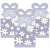 Big Dot of Happiness Purple Daisy Flowers - Square Favor Gift Boxes - Floral Party Bow Boxes - Set of 12 - 2 of 4