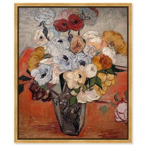 Art Remedy Van Gogh Autumn Van Gogh Classic Fields and Floral Wall Art Framed - 1 of 4