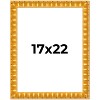 PosterPalooza | 17x22 Bamboo Picture Frame, UV Acrylic, 4 Finishes - Brown, Black, Gold, and Natural - 2 of 4