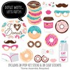 Big Dot of Happiness Donut Worry, Let's Party - Doughnut Party Photo Booth Props Kit - 20 Count - 2 of 4