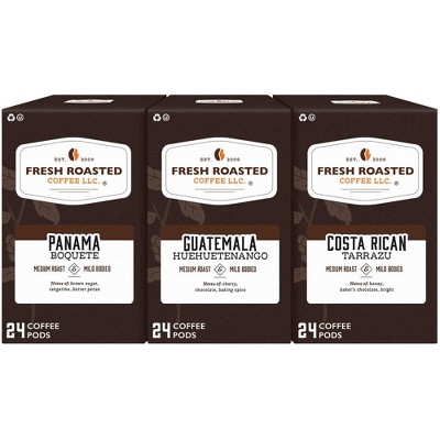Fresh Roasted Coffee - Central American Variety Pack, 72CT Single Serve Pods