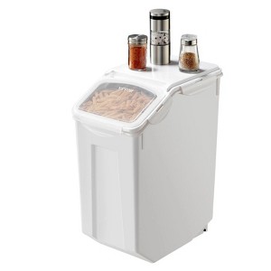 LunaLulink 4.5Gal/20L Large Ingredient Storage Container Airtight Kitchen Flour Bin - 1 of 4