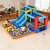KRISRATE Inflatable Water Slide Bounce House for Kids Backyard-12x10FT Blow Up Water Park with Dual Racing Slides, Splash Pool, Climbing Wall & Blower - 2 of 4