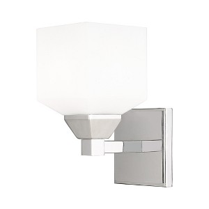 Livex Lighting Aragon 1 - Light Sconce in  Polished Chrome - 1 of 4